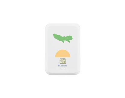 MagSafe対応 モバイルバッテリー 5000mAh ワイヤレス充電 12W出力 エレコム EC-C08｜iPhone12/13/14対応 薄型 軽量